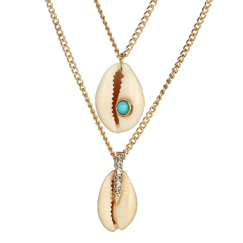 Stone Shell Conch Necklace