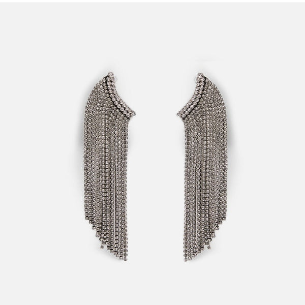 Fringed Drop Earrings