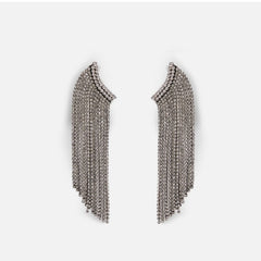 Fringed Drop Earrings