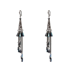 Fringed Drop Earrings