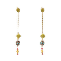 Fringed Drop Earrings