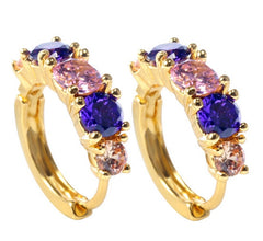 AAA Zircon Crystal Earrings