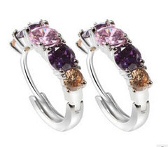 AAA Zircon Crystal Earrings