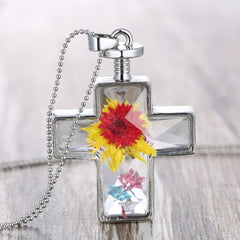 Flower Long Necklace