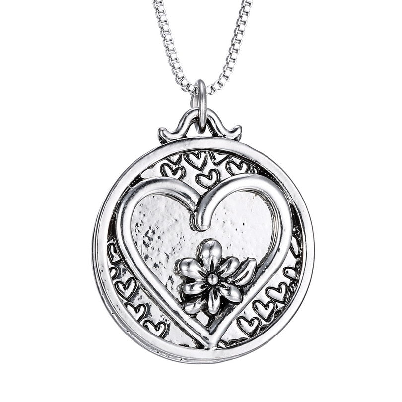 Round Heart Necklace
