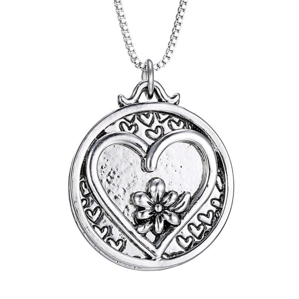 Round Heart Necklace