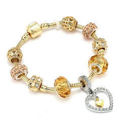 Crystal Heart Bracelet